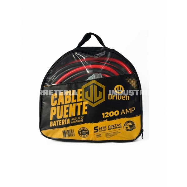Juego De Cables Arranque Driven 1200 Amp X 5m