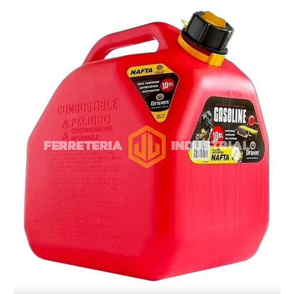 BID&Oacute;N PARA COMBUSTIBLE 10LTS ROJO