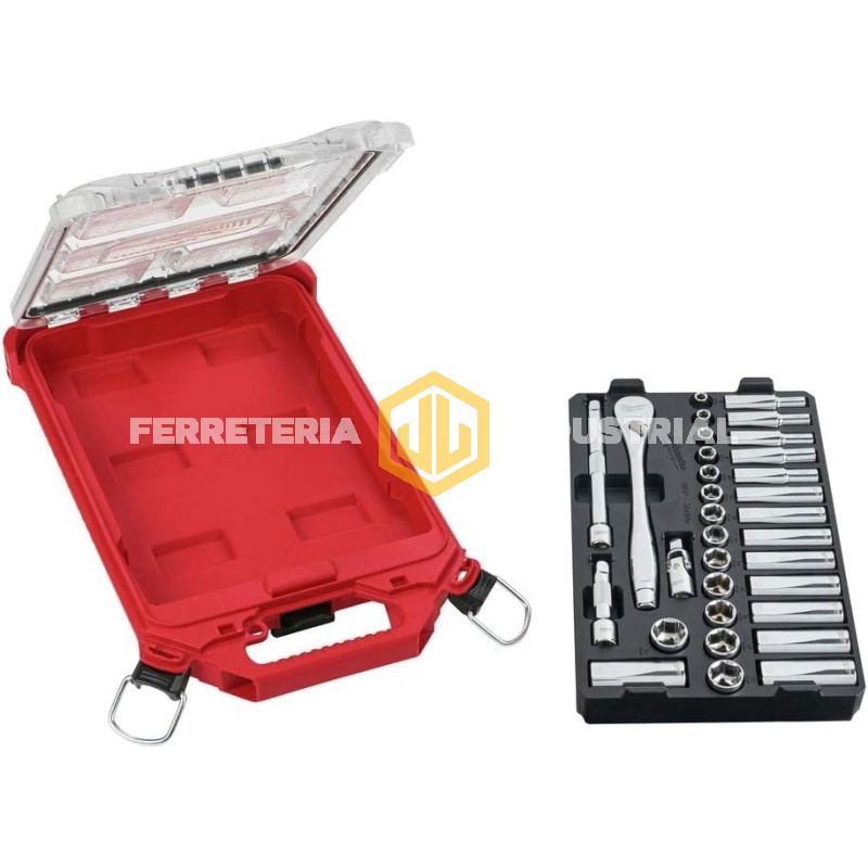 Juego De Bocallaves Enc 3/8 32 Piezas Milwaukee 4822-9482