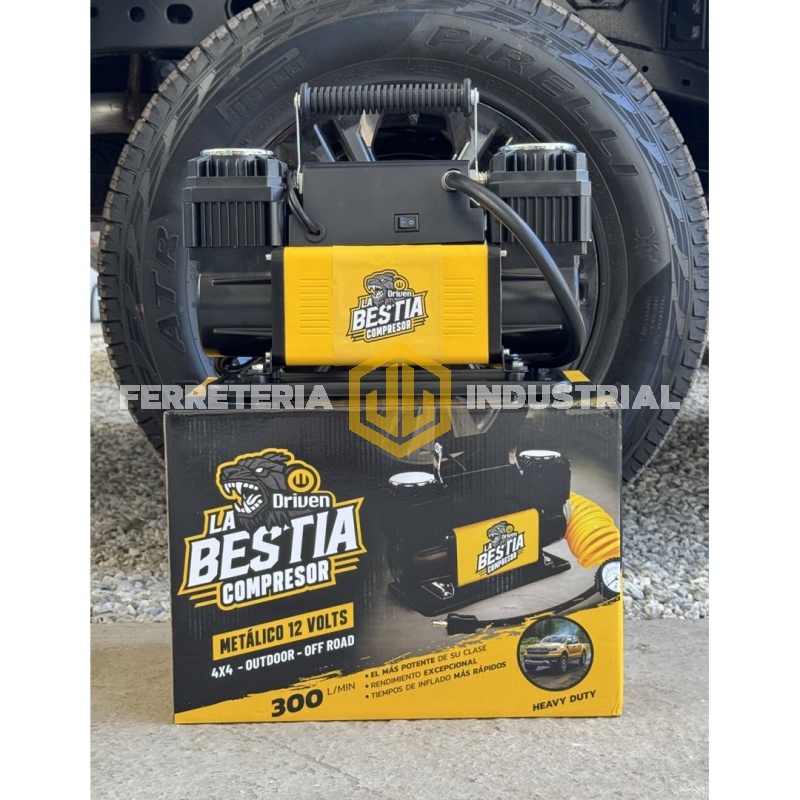 Compresor 12v Driven Doble Cilindro La Bestia