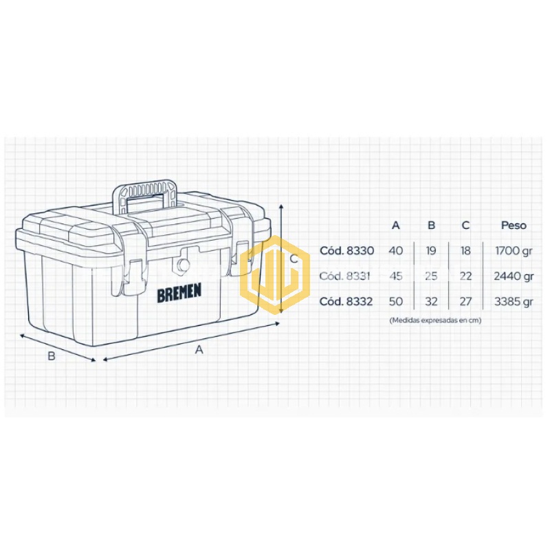 CAJA DE HERRAMIENTAS BREMEN 16